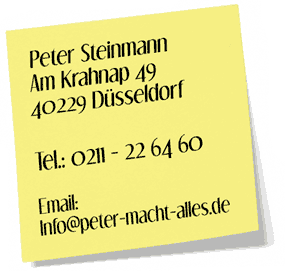 E-mail an Peter schreiben